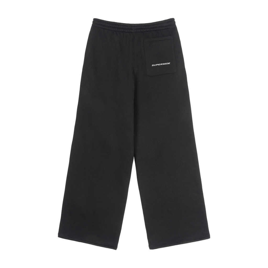 Fleece Drawstring Straight-Leg Sweatpants