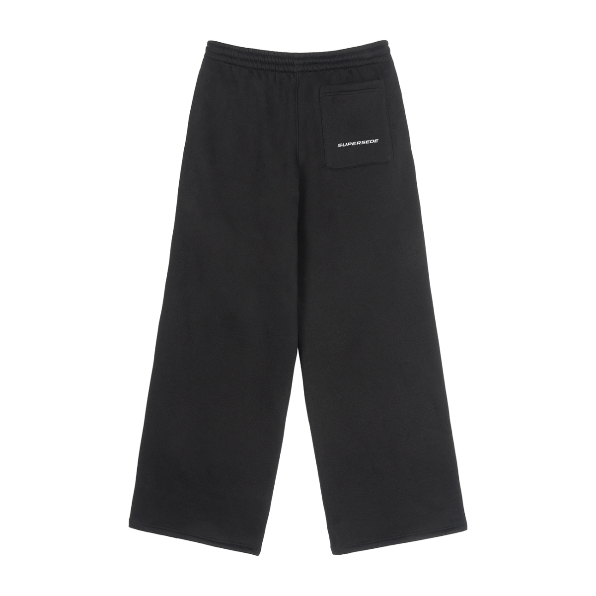 Fleece Drawstring Straight-Leg Sweatpants