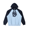 Color-Block Raglan Sleeve Hoodie