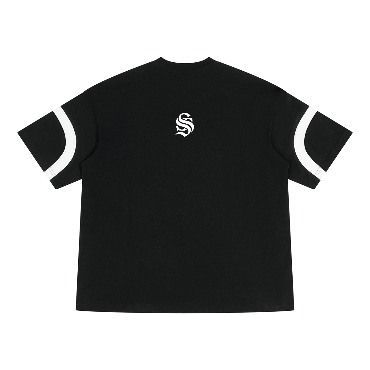 Unisex Color Block V-Neck T-Shirt