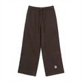 Fleece Drawstring Straight-Leg Sweatpants
